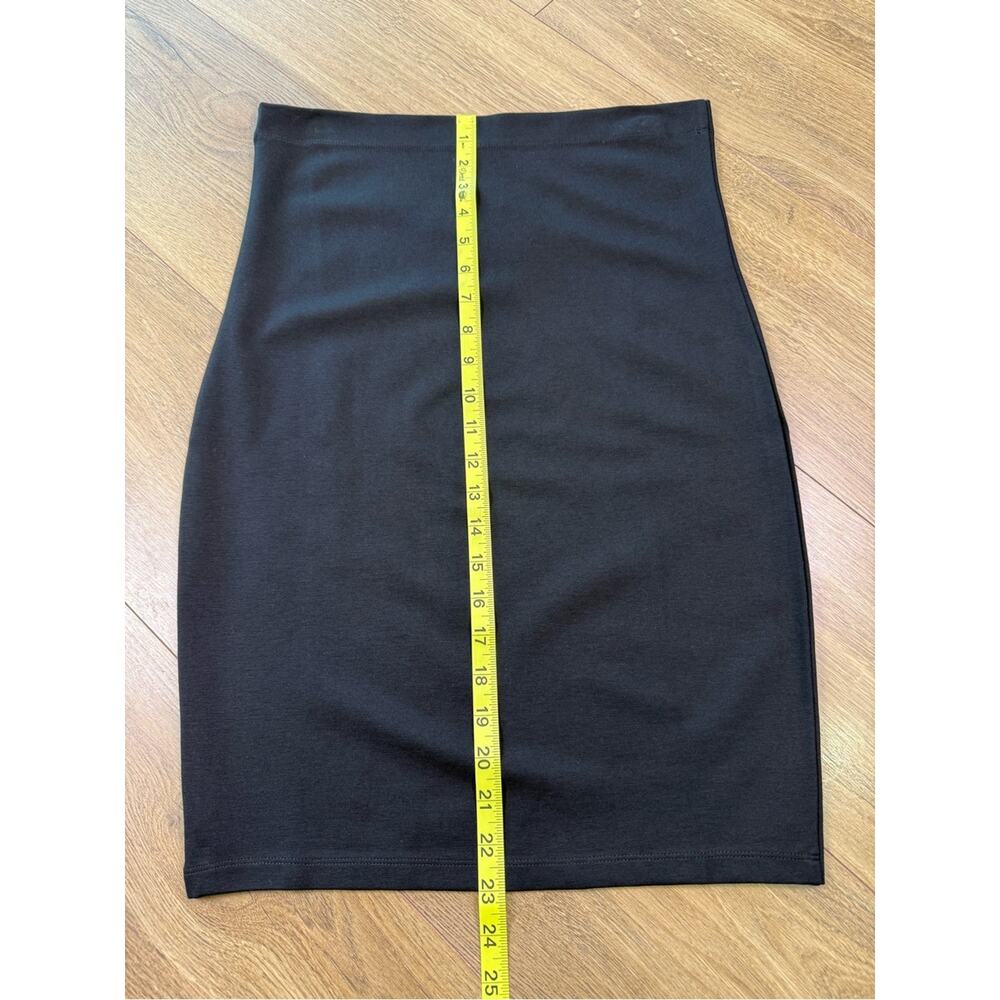 NWT Seraphine Maternity Body Con Jersey Stretch Midi Skirt Black Size Small - Picture 13 of 13